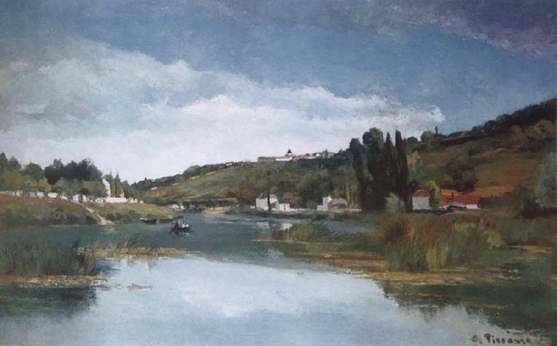 Camille Pissarro The Marne at Chennevieres France oil painting art